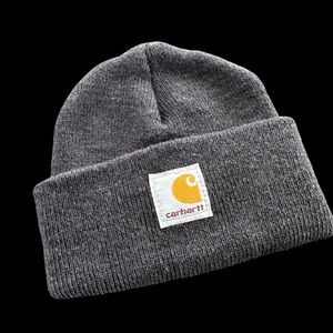 Carhartt Toddler Unisex One Size Gray Sweater Beanie Hat Grey